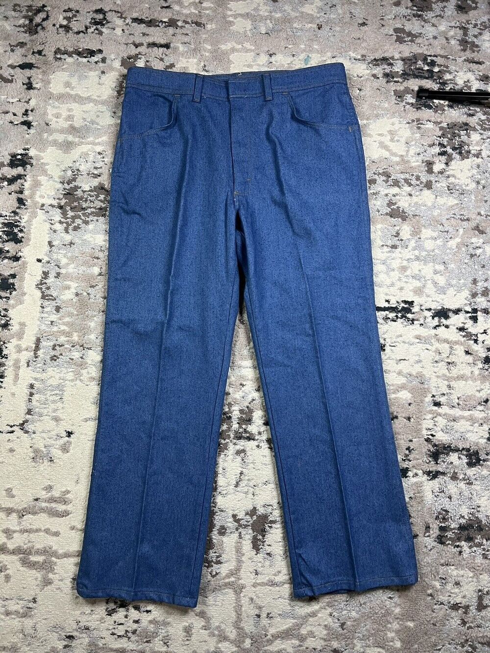 Made in USA Wrangler Hero Men’s Blue Classic Straight Pants 38 x 29 New